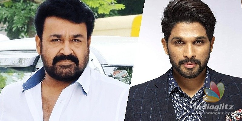 మోహన్ లాల్ సాయం తీసుకుంటున్న బన్నీ