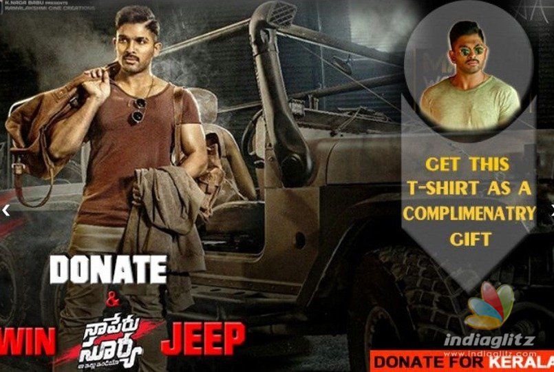 Win Naa Peru Surya jeep contest launched for Kerala