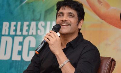 Nagarjuna @ 'Hello' Press Meet