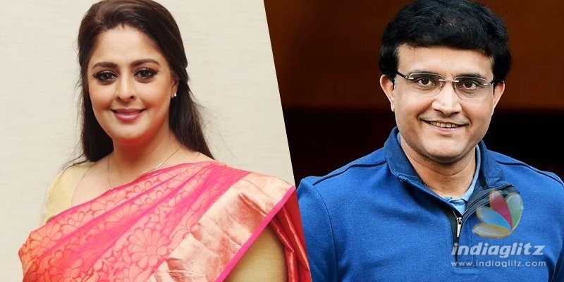 Nagma makes a request to ex-boyfriend Sourav Ganguly