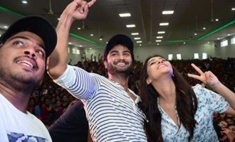 'Nannu Dochukuduvate' Team @ Priyadarshini College & Sudheer Babu Fans Meet @ Khammam