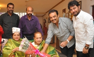 MAA President Naresh Meets Krishna & Krishnam Raju