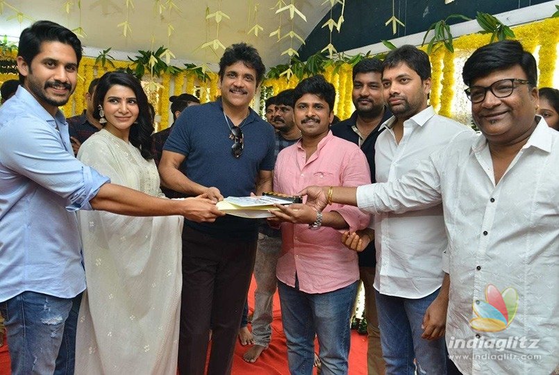 Chaitanya-Samantha movie launched in style