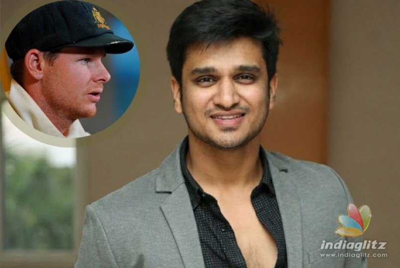 Nikhil Siddharth has a kirrak logic about Steve Smith