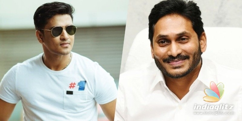 Nikhil Siddhartha agrees with YS Jagan