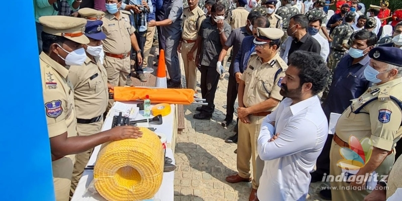 Pic Talk: Jr NTR attends Cyberabad traffic polices event