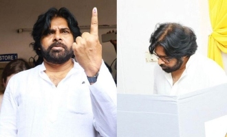 Janasena chief Pawan Kalyan casts his vote