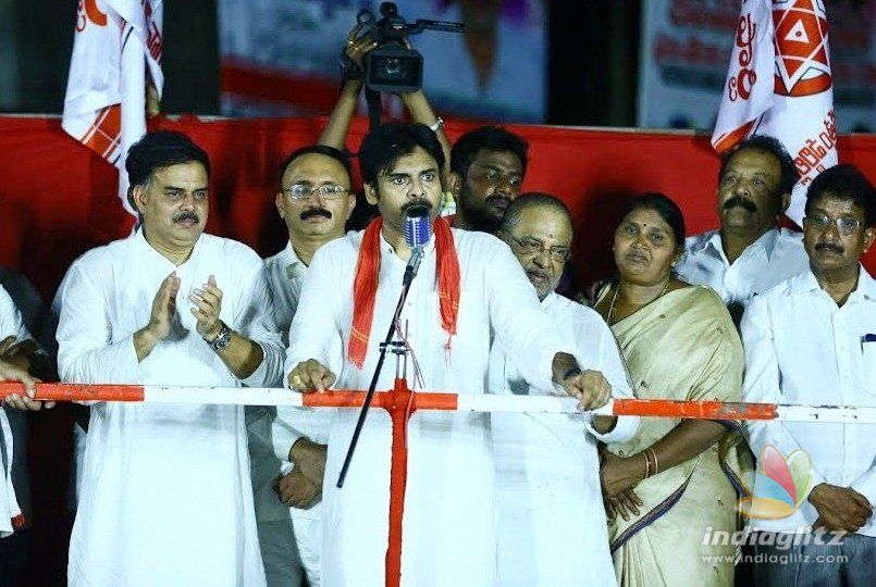 Pawan attacks TDP regime in Tuni