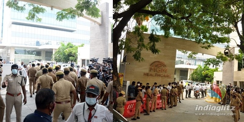 SP Balasubrahmanyam: Full police bandobast outside hospital