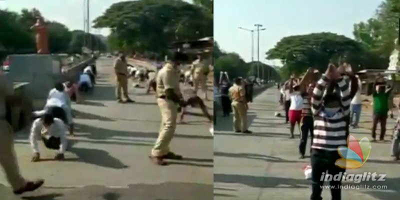 Police force morning-walkers to do Yoga as punishment