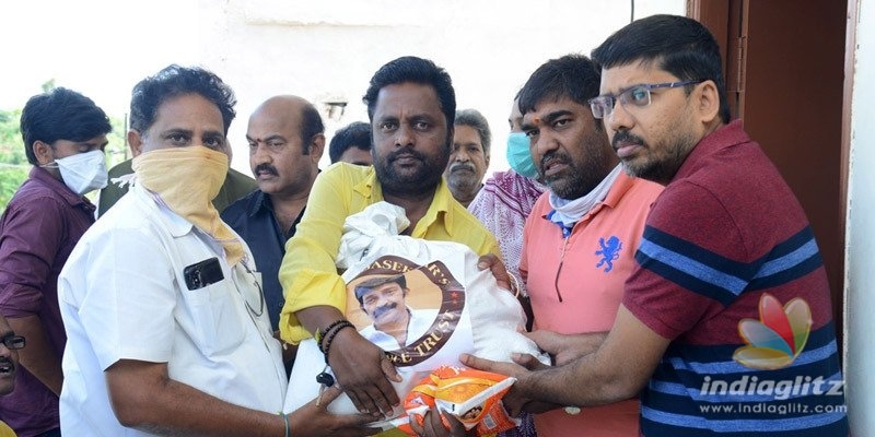 Rajasekhar Charitable Trust donates essentials to poor artists