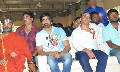 'Raja The Great' Team @ Netra Vidyalaya 10th Anniversary Celebrations