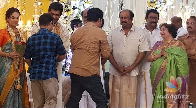 Pre-wedding reception of Rajinikanths daughter held