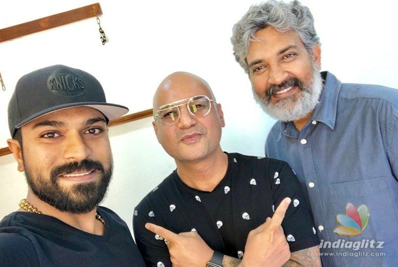 Rajamouli, Charan meet Aalim Hakim