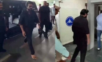 Ram Charan Heads To Lucknow Donning Ayyappa Mala In Bare Foot