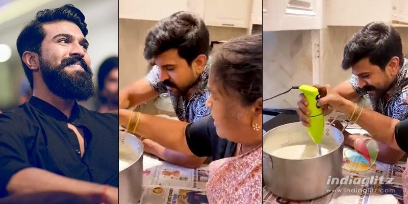 So cute! Ram Charan butters up grandma & mother