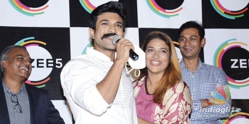 Mega Power Star Ram Charan unveils the showreel of ZEE5 Original Shoot-out At Alair