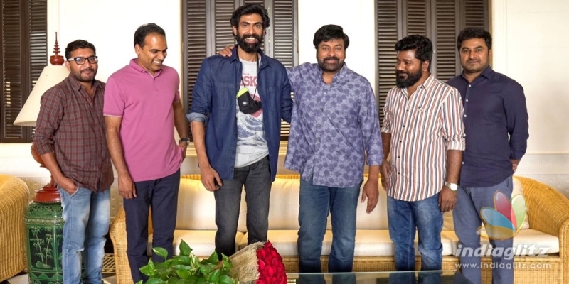 Pic Talk: Virata Parvam team with Chiranjeevi