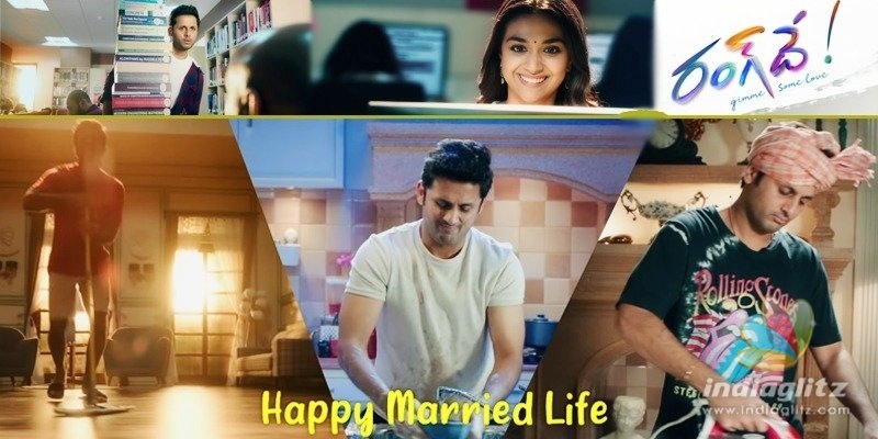 Nithiin receives cute marriage gift from Rang De makers