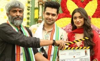 Official: Ram Pothineni's RAPO22 Launched 