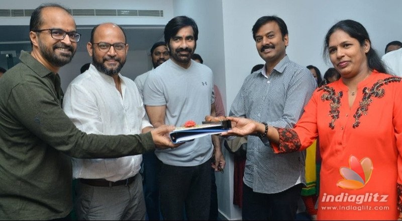 Ravi Tejas Disco Raja launched on auspicious day