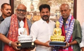 CM Revanth Reddy:తెలంగాణ సీఎం రేవంత్ రెడ్డితో కీరవాణి, అందెశ్రీ భేటీ.. ఎందుకంటే..?