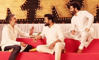 'RRR' Diwali special pic: Rajamouli, Jr NTR, Ram Charan look bright!