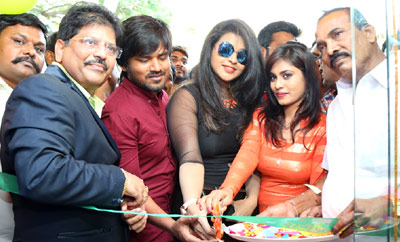 'Runam' Movie Team Launches Cellbay Shop At Nalgonda