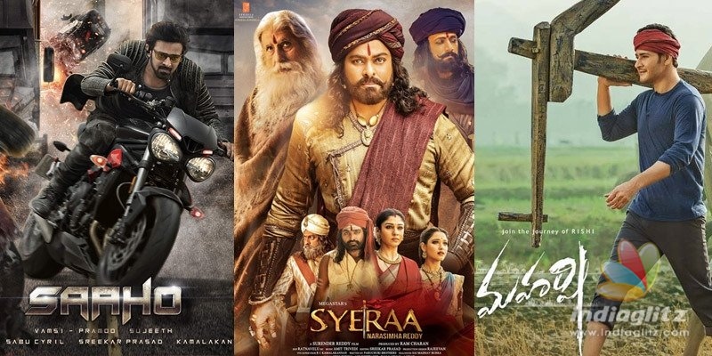 Saaho, Sye Raa, Maharshi make it to top list