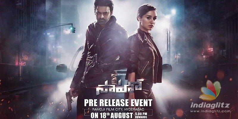 Saaho: Pre-release event date announced