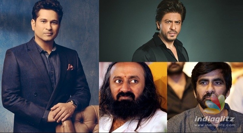 Sachin, SRK, Sri Sri, Ravi Teja & others express shock