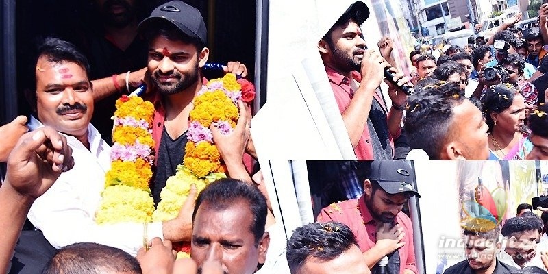 Sai Dharam Tej kickstarts early promotions