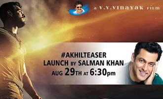 Salman Khan to launch 'Akhil' teaser