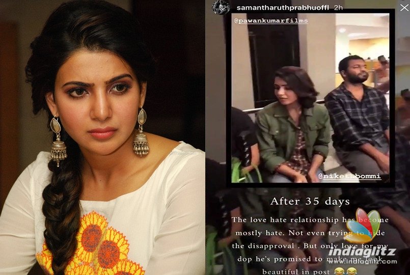 War between Samantha & Director