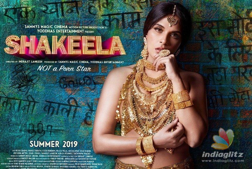 Shakeela First Look is gold, literally