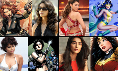 Feature Article: Tollywood Actresses Re-Imagined as Super-Heroines