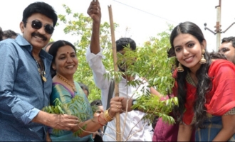 Shivani Rajasekhar participates in Haritha Haram, plays with Devanar kids on birthday