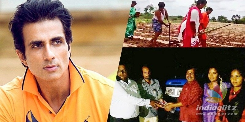 Sonu Sood sends tractor to a family in AP; fans call him superhero, superman, etc.