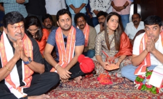 'Srinivasa Kalyanam' Team @ Kanaka Durga Temple, Vijayawada