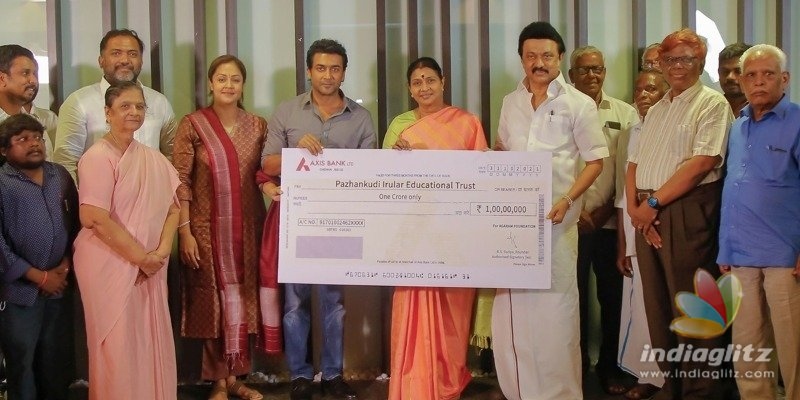 Suriya, Jyothika donate Rs 1 Cr for noble cause