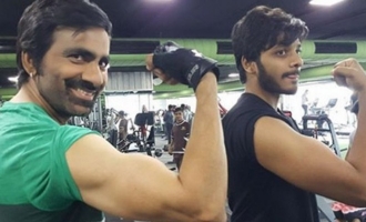 'Indra' & 'Tagore' fame Teja Sajja busy toning up!