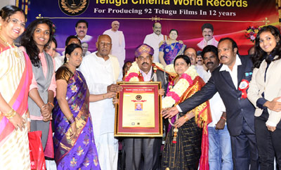 Telugu Cinema World Records Felicitation