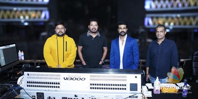 Thaman in music sittings for Ram Charan-Shankars movie