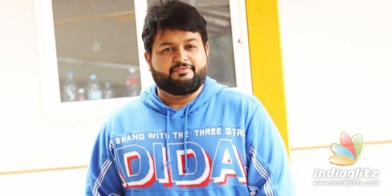 Thaman in music sittings for Ram Charan-Shankars movie