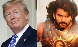 Trump becomes Prabhas character Team Baahubali is thrilled