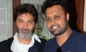 'Aatagadharaa Siva' Hero Uday With Trivikram Srinivas