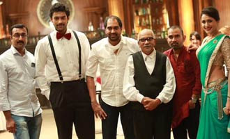 Varun Tej with Singeetham Srinivasa Rao