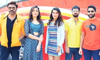 'Venky Mama' Team At Ramanaidu Studios