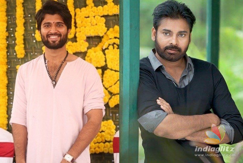 Deverakonda uses Pawan Kalyan for publicity