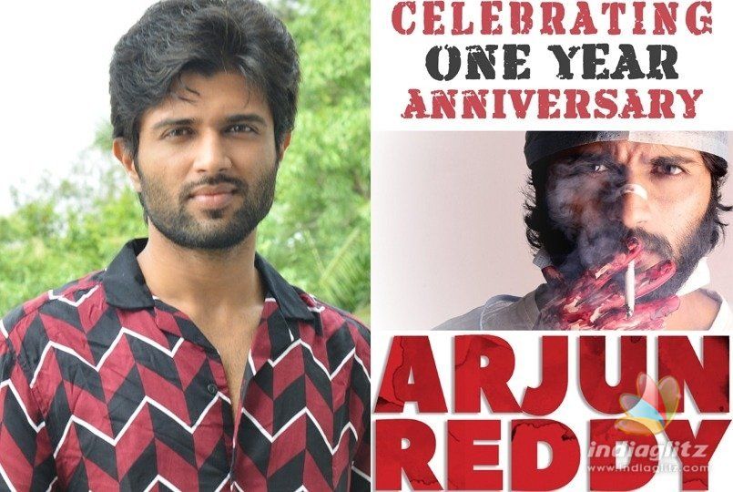 As Arjun Reddy turns 1, Deverakonda has a message